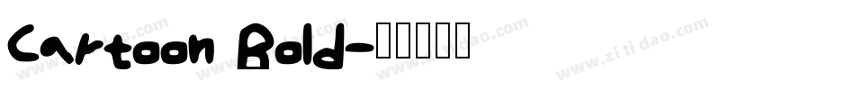 Cartoon Bold字体转换